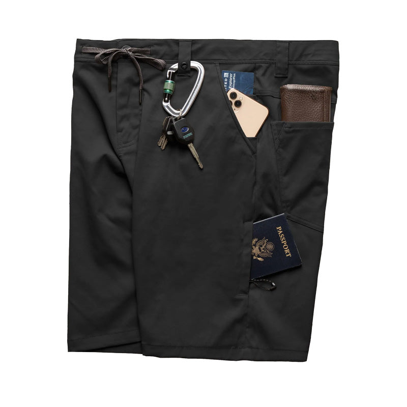 686 Everywhere Hybrid Relaxed Short Black