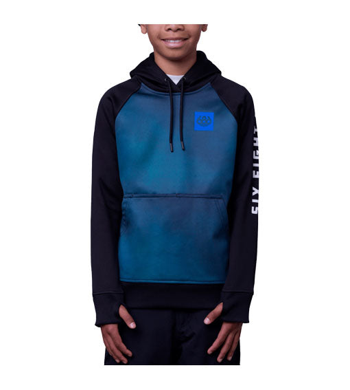 686 Kids' Bonded Fleece Pullover Black Colorblock 2024 – The