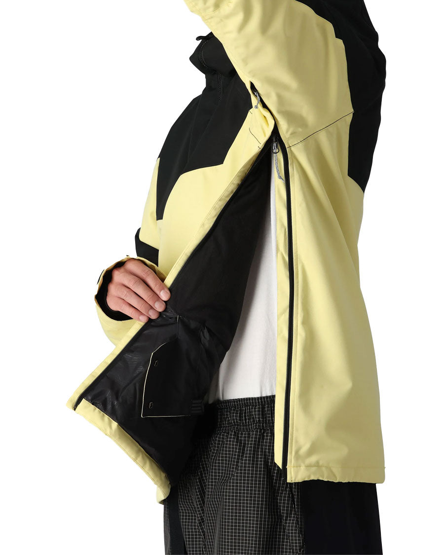 686 Men's Renewal Anorak Dusty Yellow Colorblock 2025