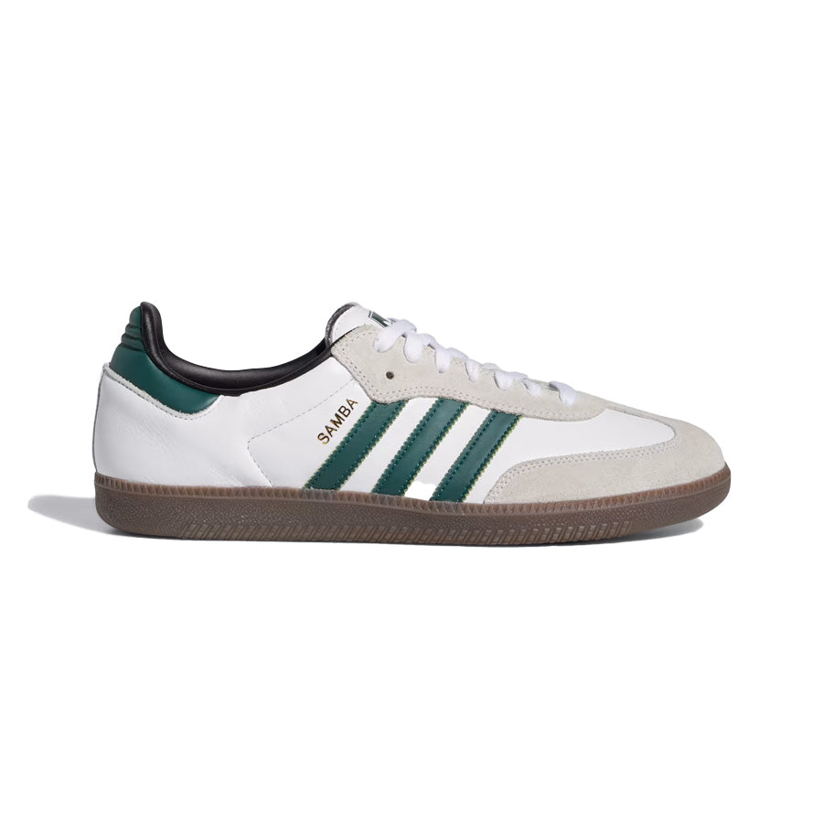 adidas Samba ADV Shoes White/Green/White
