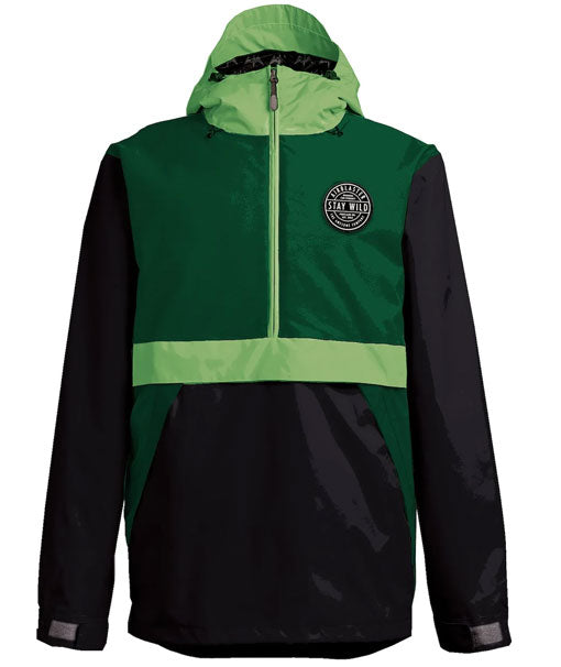 Airblaster Men's Max Trenchover Jacket Max Green 2024 – The Source