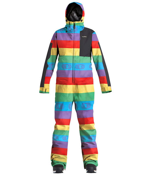 Airblaster Women's Stretch Freedom Suit Rainbow Stripe 2024