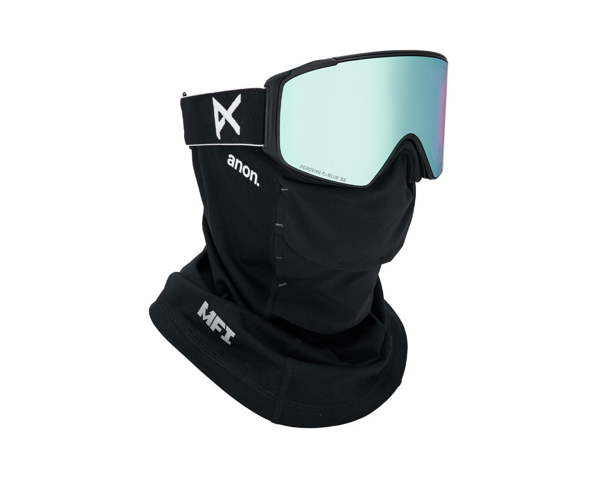 Anon M4S Goggle Black/Perceive Variable Blue + Bonus Lens + MFI Face Mask 2026
