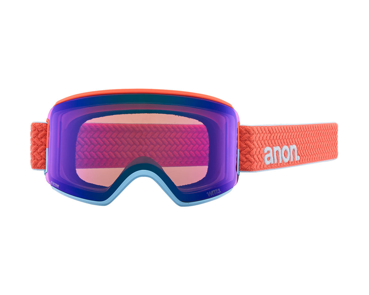 Anon Women's WM3 MFI Goggle Peach Echo/Perceive Sunny Onyx + Perceive Variable Violet 2025