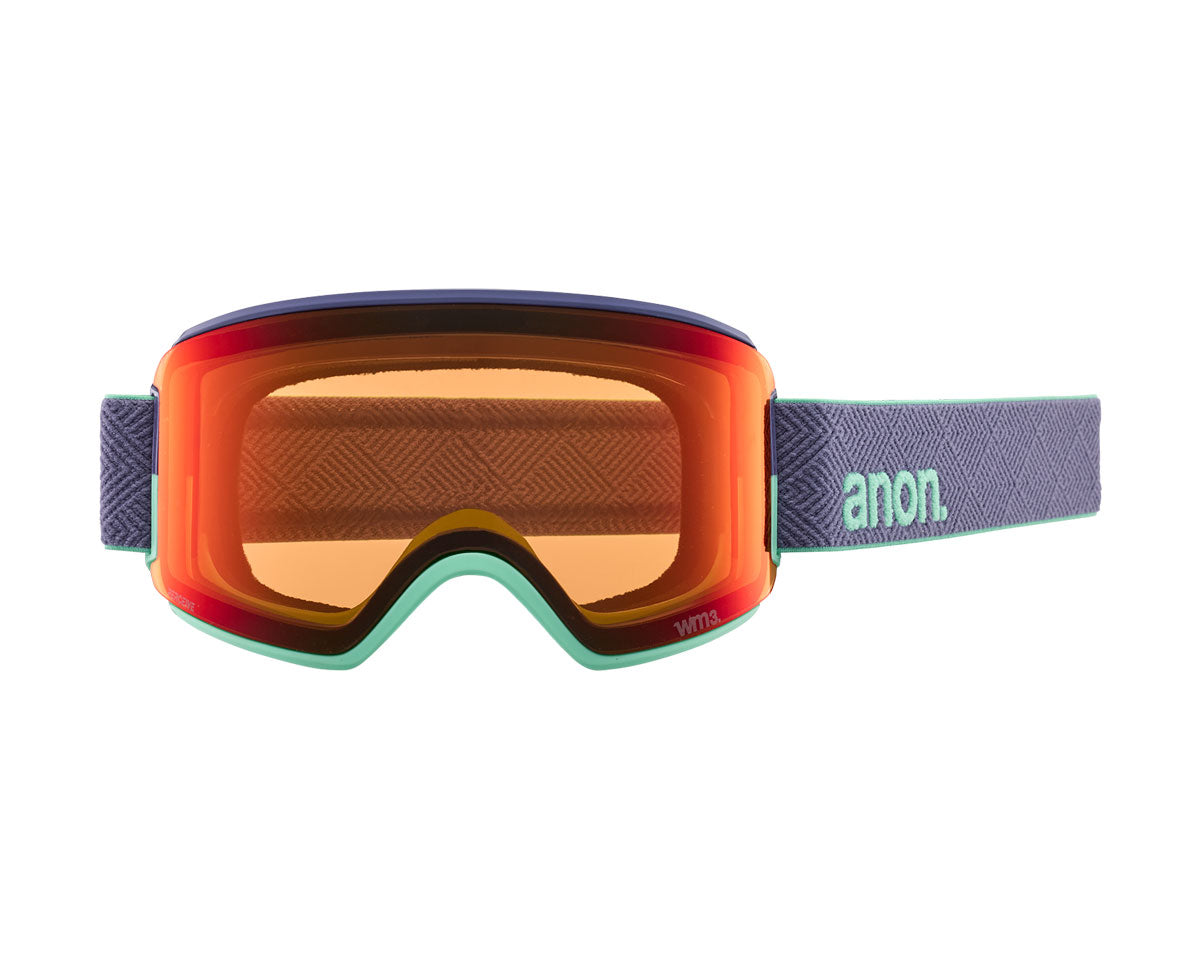Anon Women's WM3 MFI Goggle Purple/Perceive Sunny Bronze + Perceive Cloudy Burst 2025