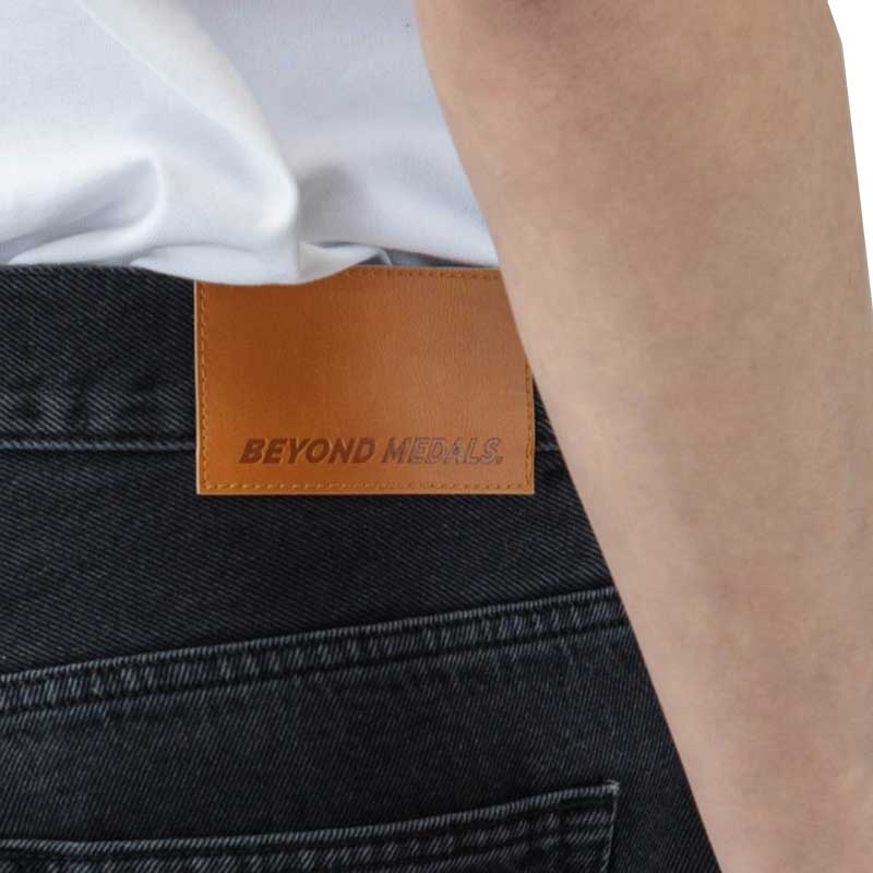 Beyond Medals Jean Shorts Black