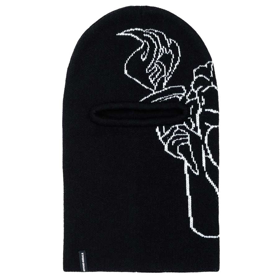 Beyond Medals Men's Jaquard Knit Balaclava Black 2026 – The Source