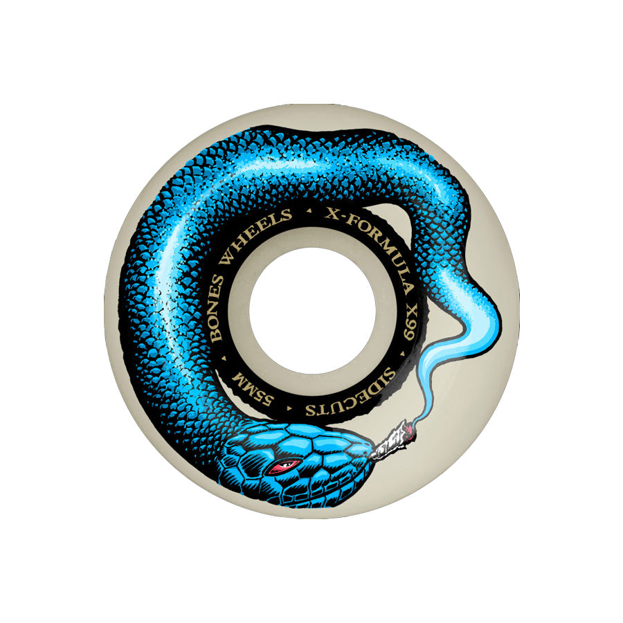 Bones X-Formula Smokin Snake V5 Sidecut 99A Wheels 55mm – The