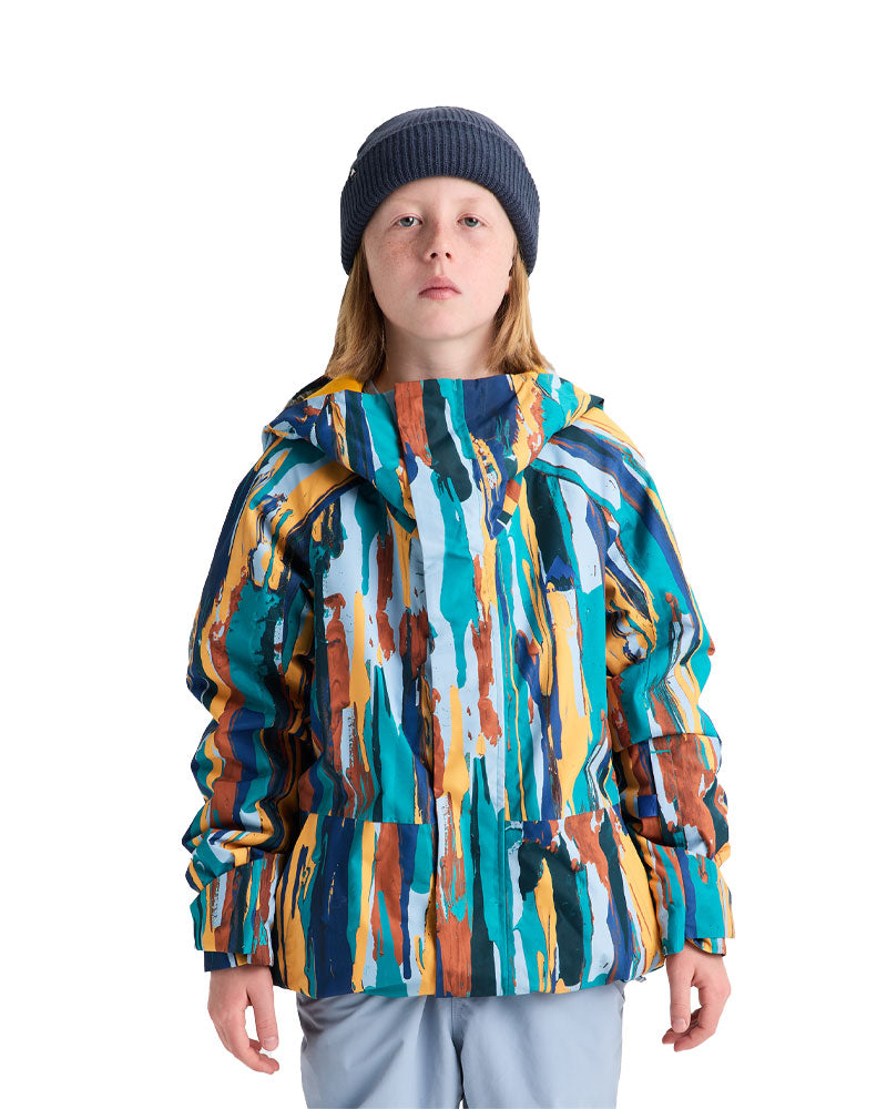 Burton Kids' Skimmer 2L Jacket Paint Stripe 2027