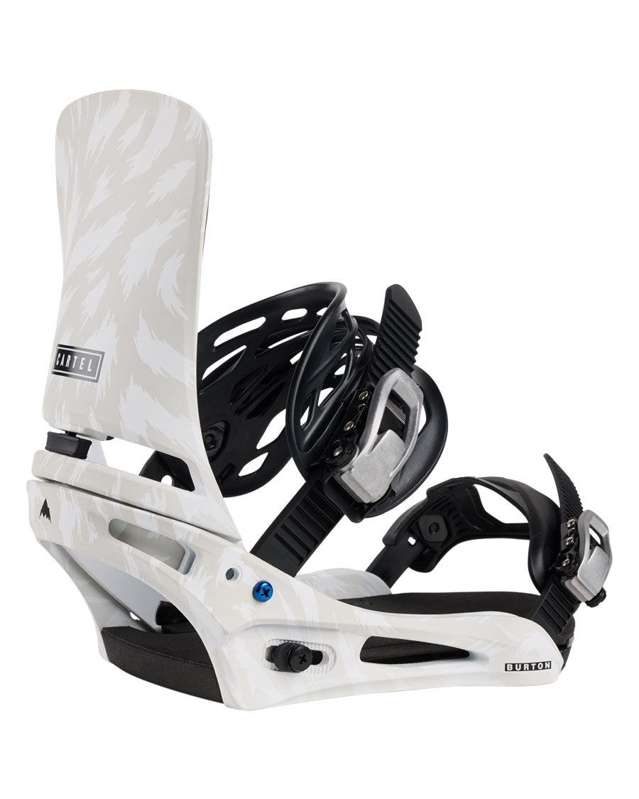 Burton Men's Cartel Binding Gray/White 2025 – The Source Snowboard