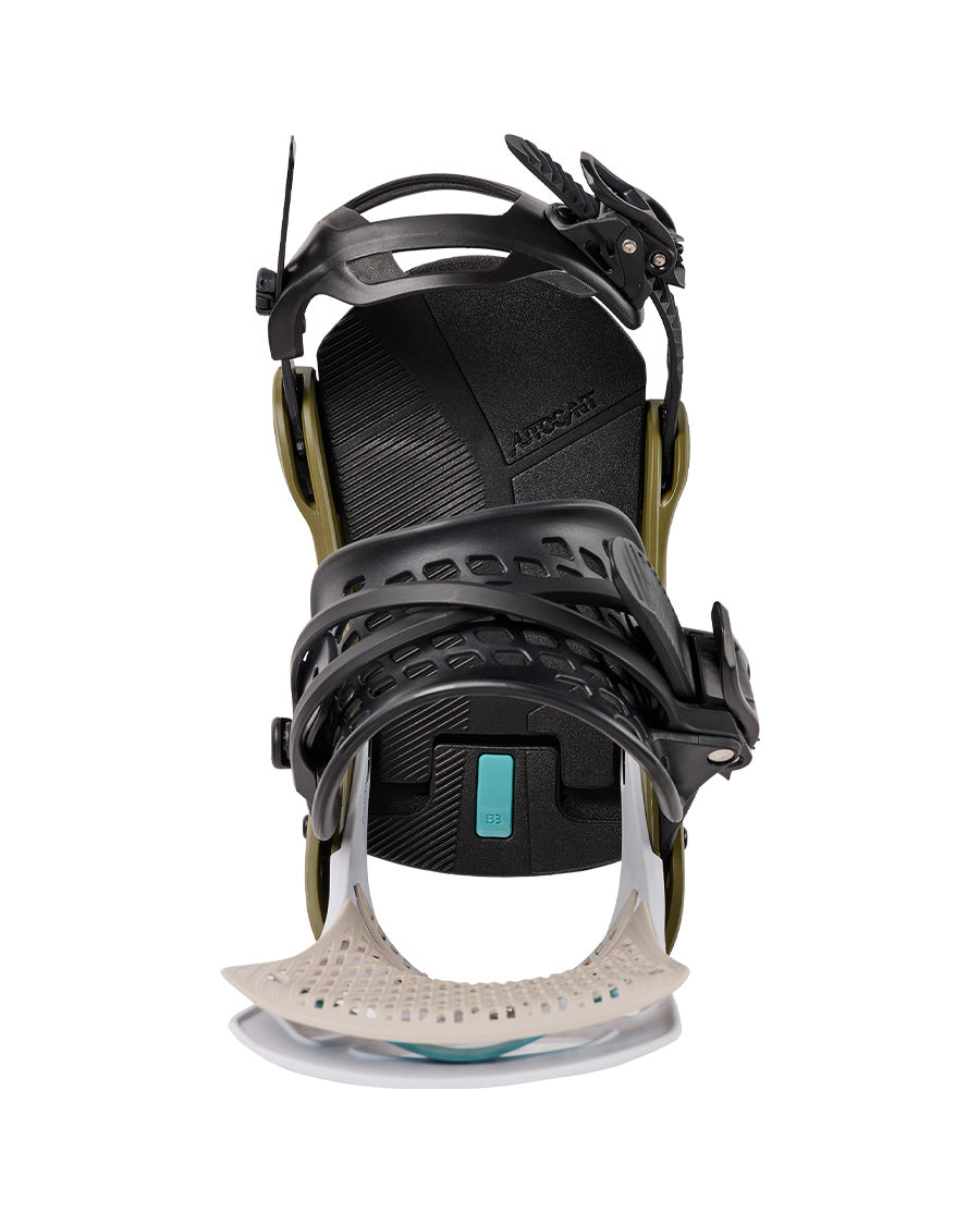 Burton Men's Genesis Re:Flex Snowboard Bindings White/Dried Moss 2027