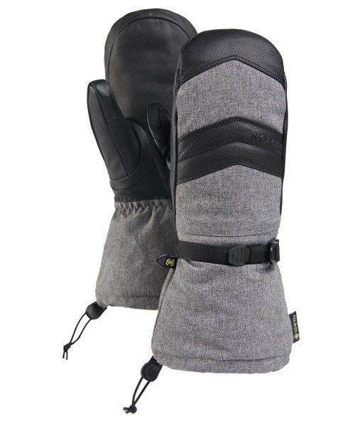 Burton Women's Warmest GoreTex Mitt Gray Heather 2024 The Source