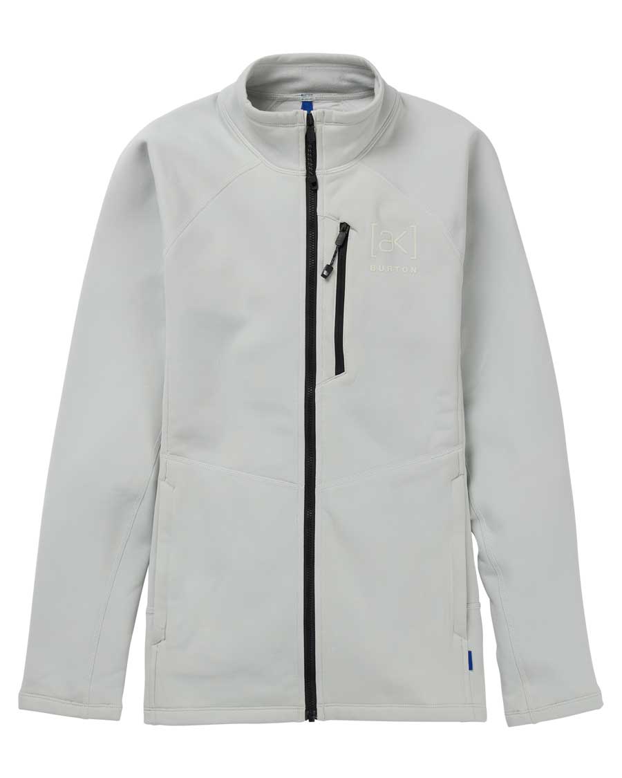 Burton Women's [ak] Baker Fleece Stretch Full-Zip Gray Cloud 2026