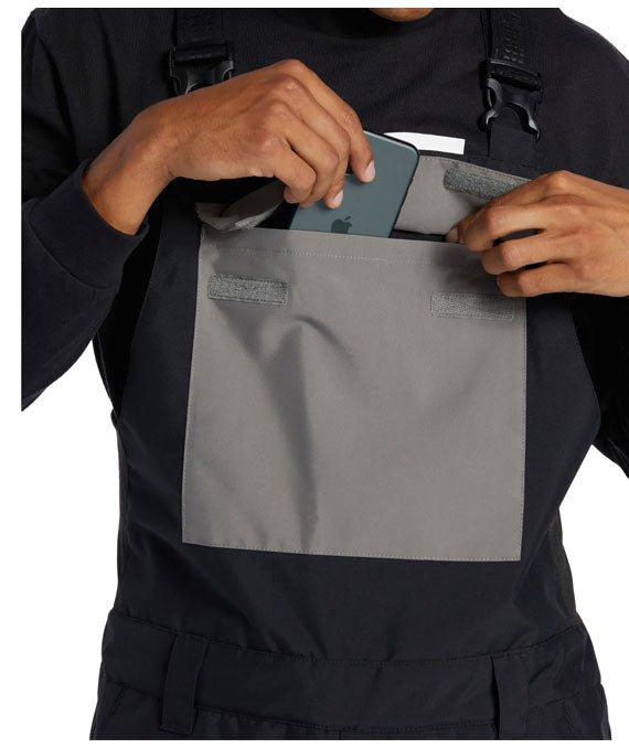 DC Men's Docile Bib Pant Black 2024