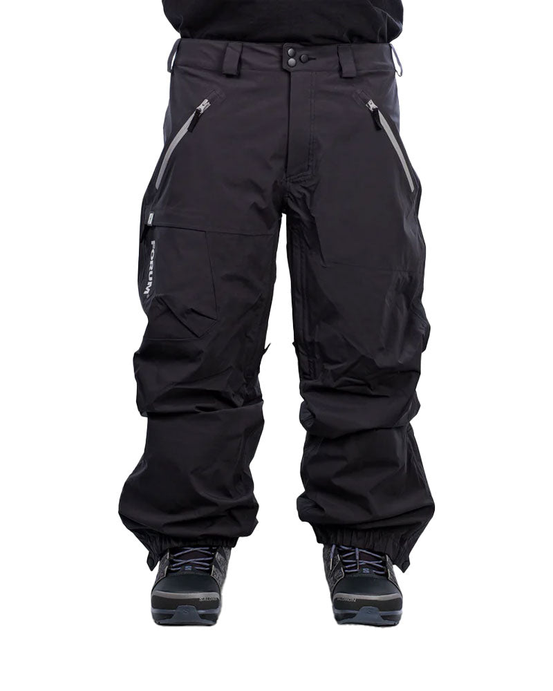 スノーボード FORUM 3-LAYER ALL-MOUNTAIN PANTS BLACK Forum Men's 3-Layer All-Mountain Pant Black 2026 – The Source