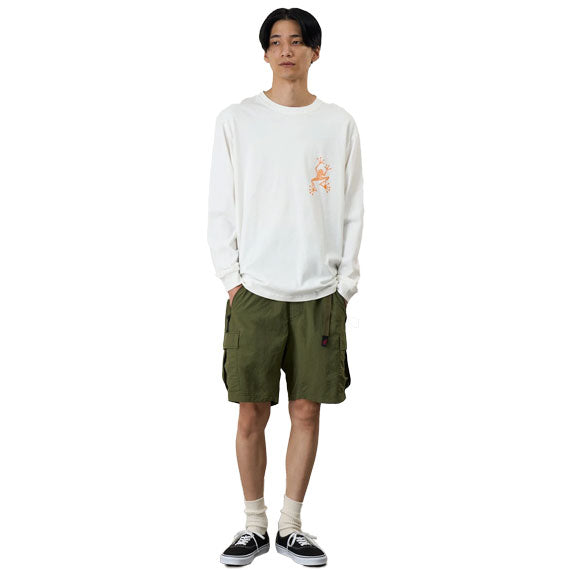 Gramicci Sticky Hands Long Sleeve T-Shirt White