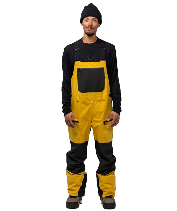 Jones Men's Mtn Surf Bib Pant Sunrise Gold 2024