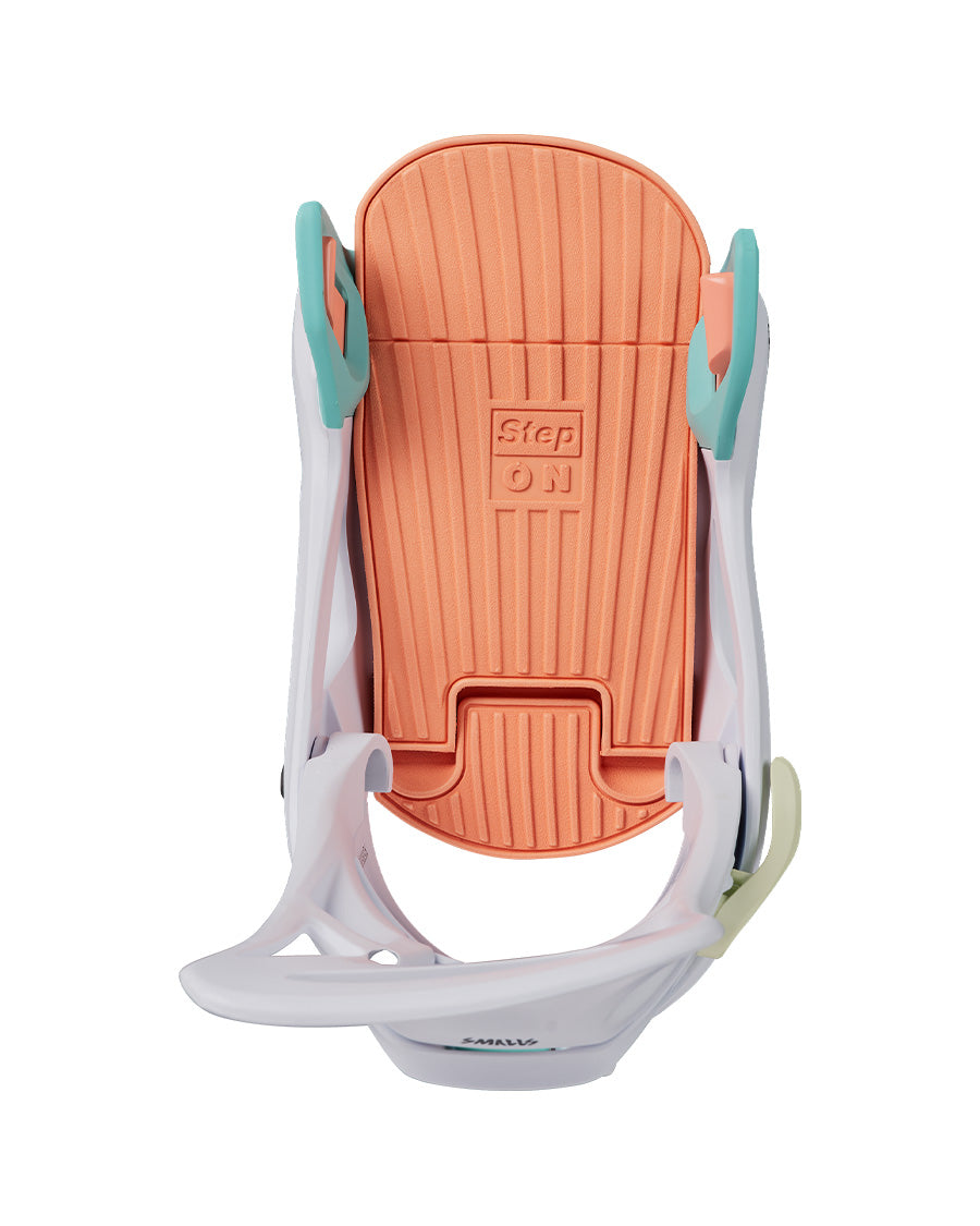 Burton Kids' Burton Step On® Smalls Re:Flex Bindings White/Multi 2027