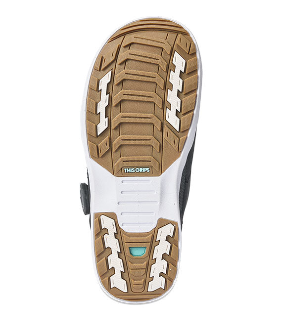 For a good reason, the Contour has long been the favourite boot of the K2 women's team. This mid-to-stiff flexing boot is a no-bull, feature-forward snowboard boot that prioritizes performance and looks damn good doing it. 