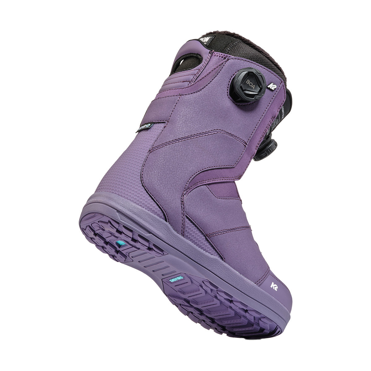 For a good reason, the Contour has long been the favourite boot of the K2 women's team. This mid-to-stiff flexing boot is a no-bull, feature-forward snowboard boot that prioritizes performance and looks damn good doing it. 