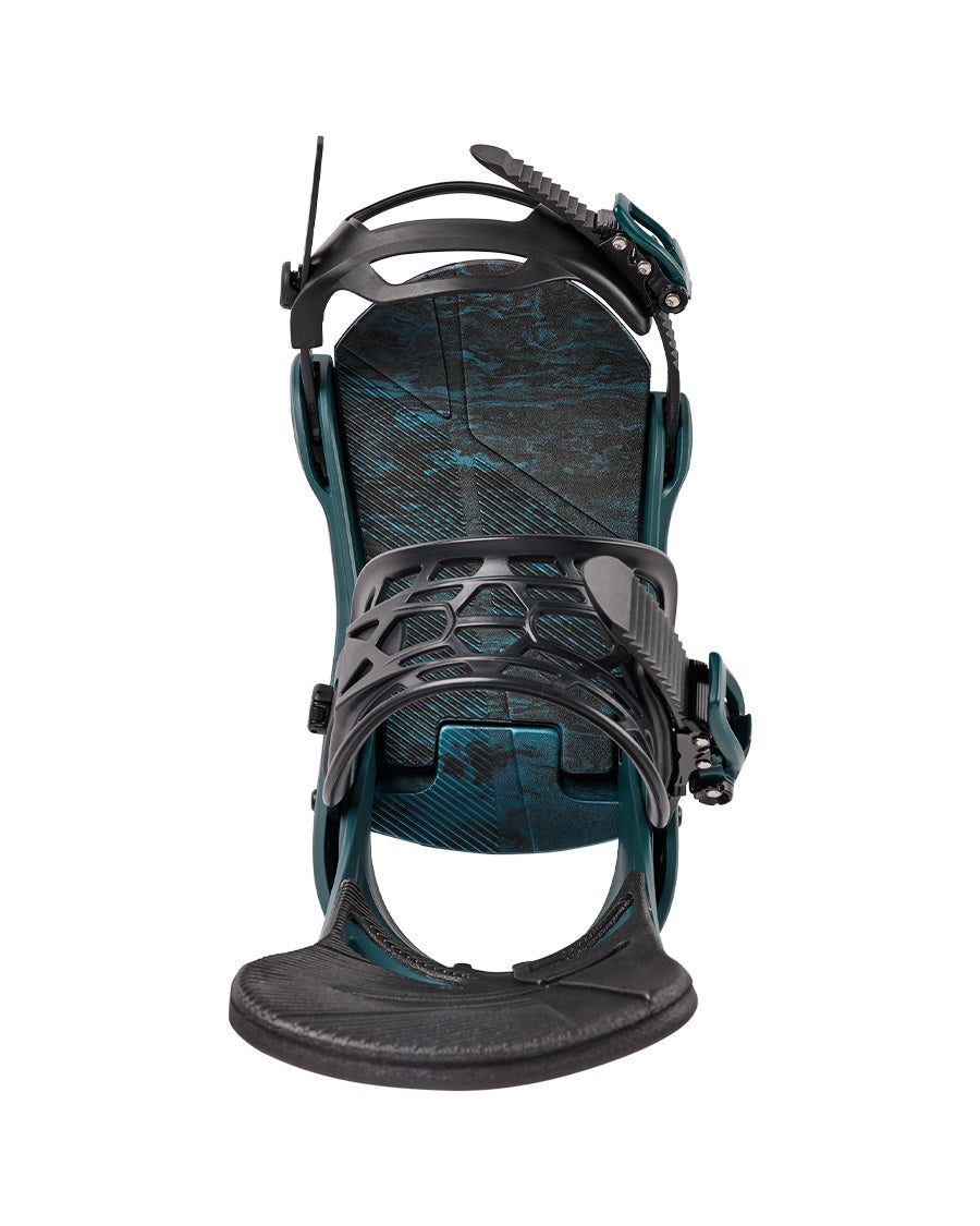 Burton Men's Mission Re:Flex Snowboard Bindings Atlantic Teal 2027