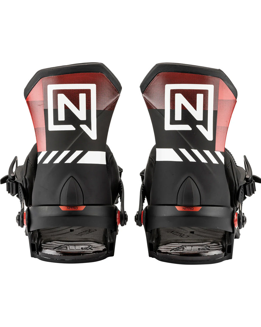 Nitro Men's Team Pro Binding Black Red 2026