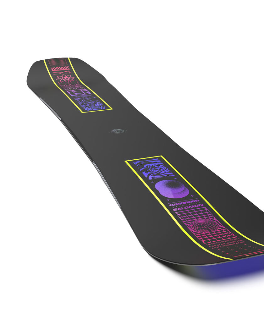 A high-performance park board with premium construction. The Huck Knife Pro is a high-performance freestyle board designed to meet the needs of our most elite park riders. This true twin features our most aggressive camber load with a steeper tip/tail for stability, snap, and response and comes loaded with tech like Damplifier Lite and Ghost Carbon Beams for enhanced park performance and reduced weight.