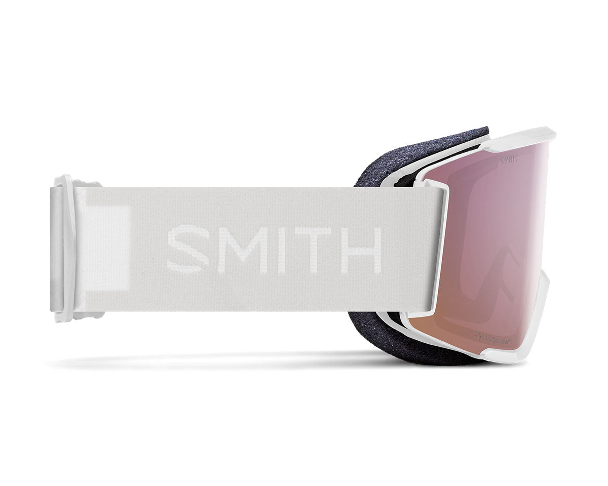 Smith Squad S Goggle White Vapor/ChromaPop Everyday Rose Gold Mirror + Bonus Lens 2025