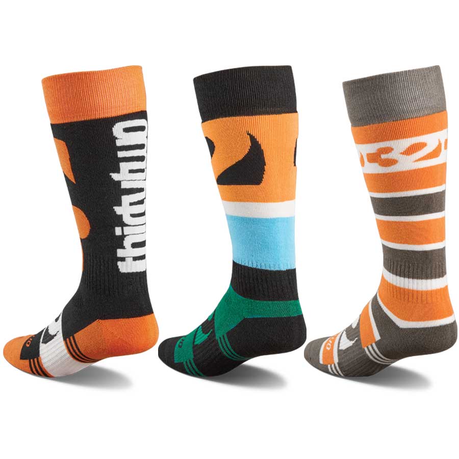 Thirty-Two Cut Out 3-Pack Sock Assorted 2025