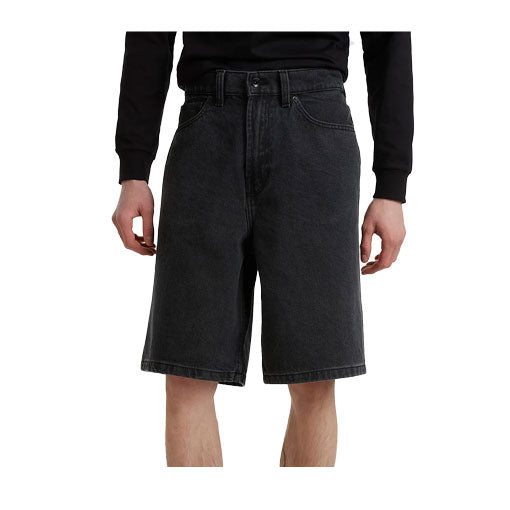 Vans Check-5 Baggy Denim Short Washed Black