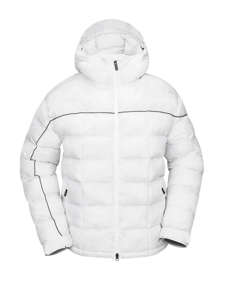 Volcom White Camo Snowboard Jacket Volcom Men's Sew Down