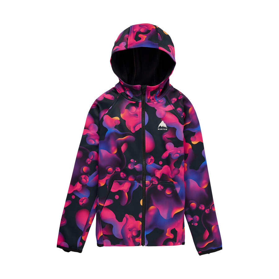 Burton Kids' Crown Weatherproof Full-Zip Fleece Lava Lamp 2026