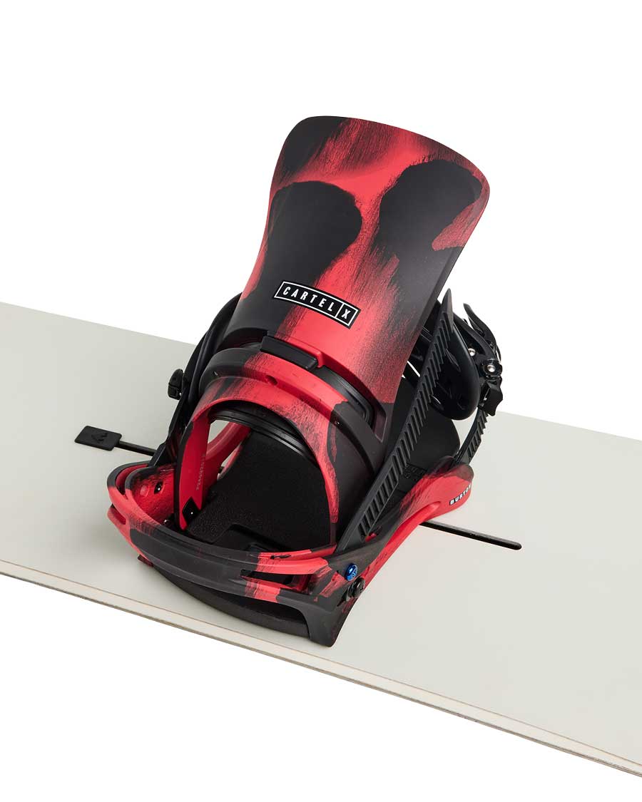 Burton Men's Cartel X Re:Flex Binding Black / Red 2026