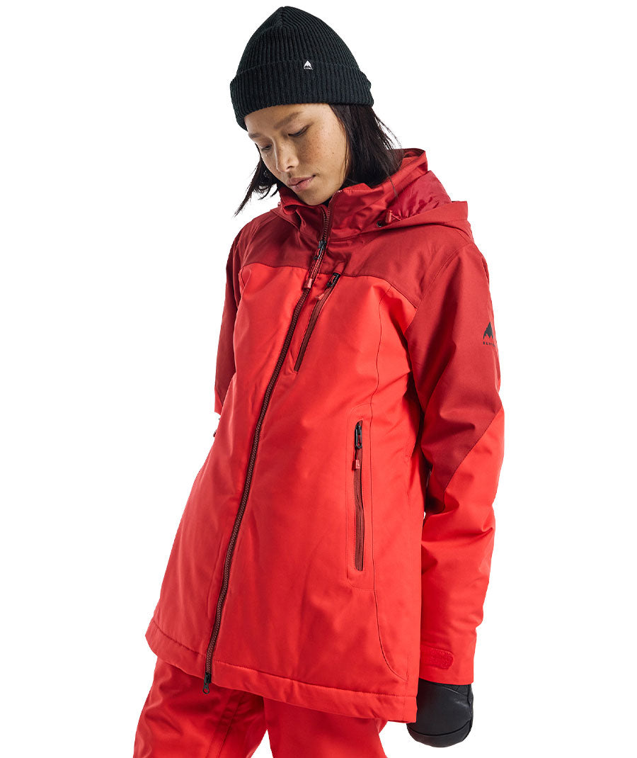 Burton Women's Lelah 2L Jacket Sun Dried Tomato/Tomato 2023 The