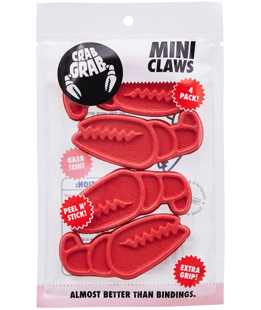 Crab Grab Mini Claws Stomp Pad Red 2023 The Source Snowboard & Skate