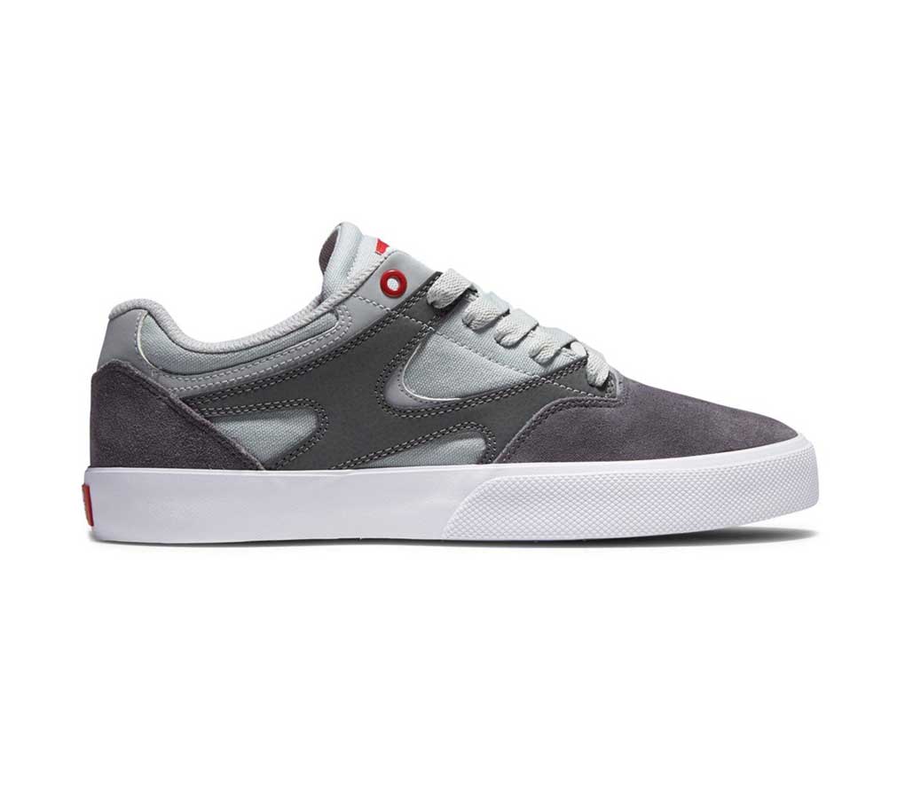 DC Kalis Vulc S Grey/Grey/Red – The Source Snowboard Skate