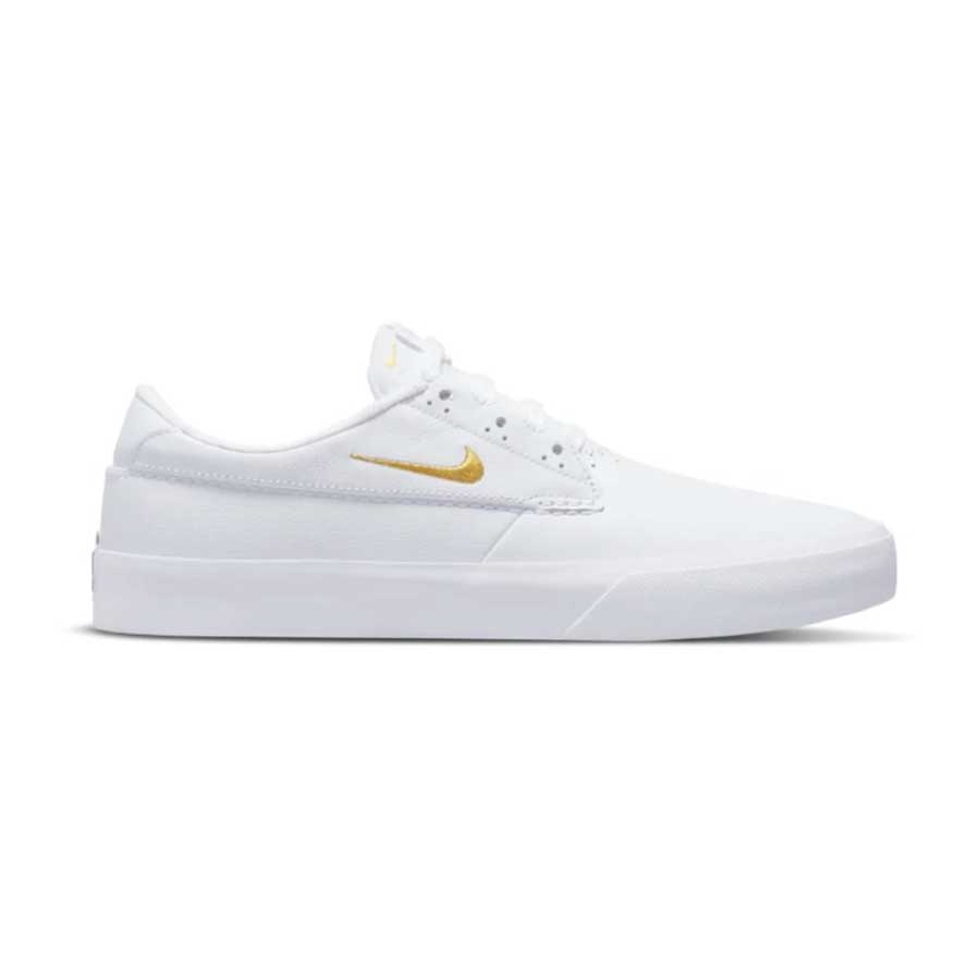 white and gold janoskis
