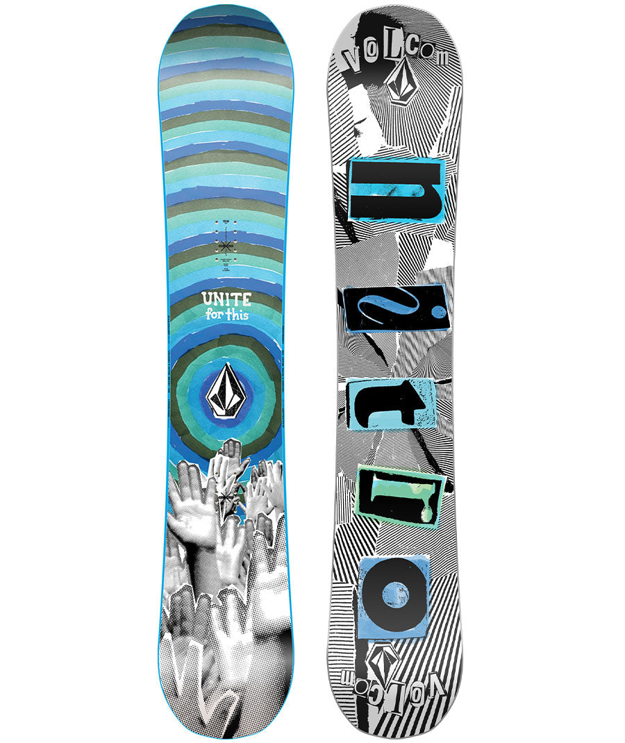 nitro mens snowboards Nitro Men's Beast X Volcom Snowboard 2023 – The Source Snowboard & Skate