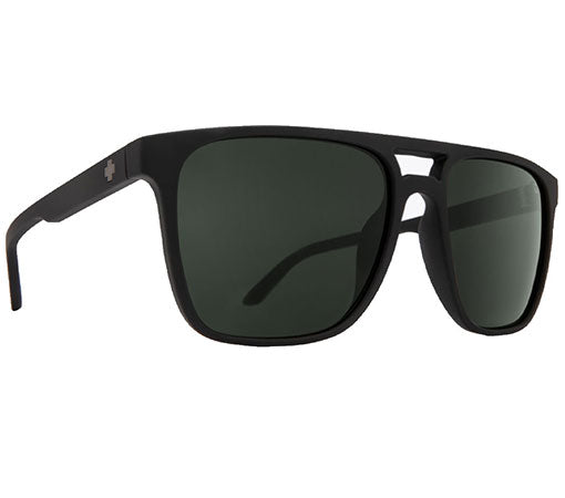 Occhiali Da Sole Spy Dessa Soft – Unisex, Adulti, Montatura Nero Opaco, Lenti Happy Gray Green, Multicolore, Taglia Unica