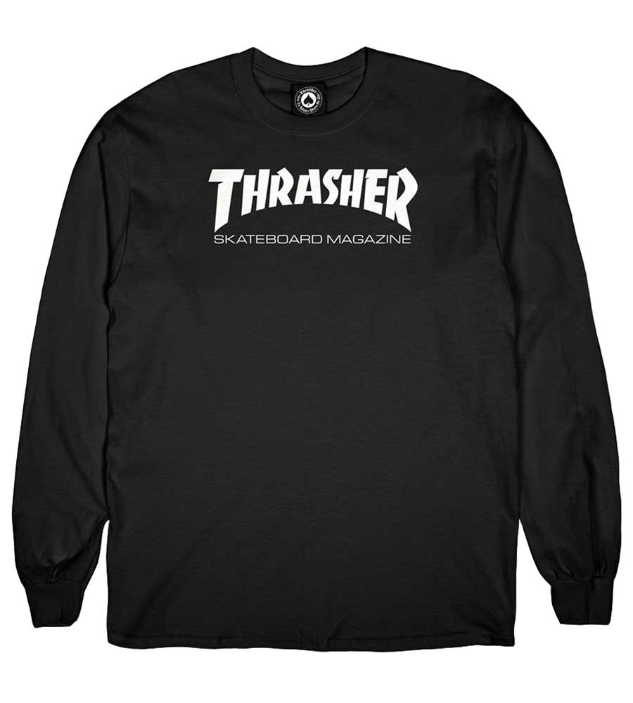 Thrasher Men's Skate Mag Longsleeve T-Shirt Black – The Source