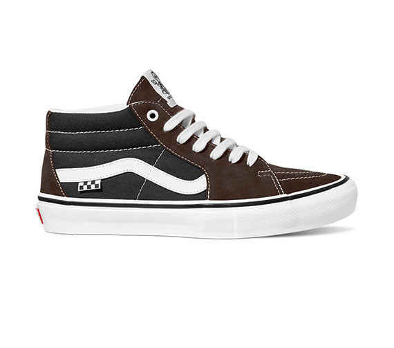 Vans Skate Grosso Mid Dark Brown/Navy – The Source Snowboard Skate