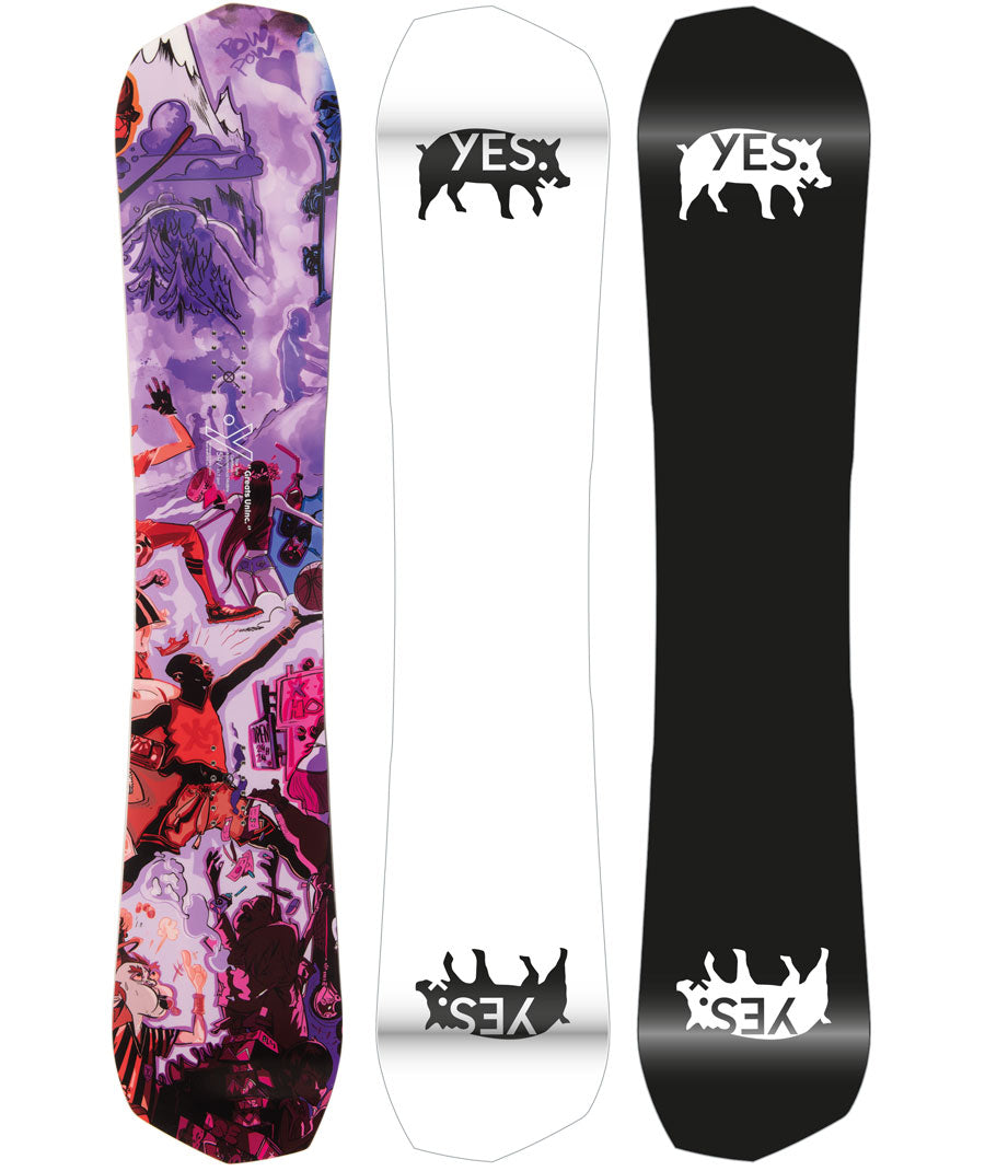 yes 2023 snowboard YES Men's Greats Uninc Snowboard 2023 – The Source Snowboard & Skate