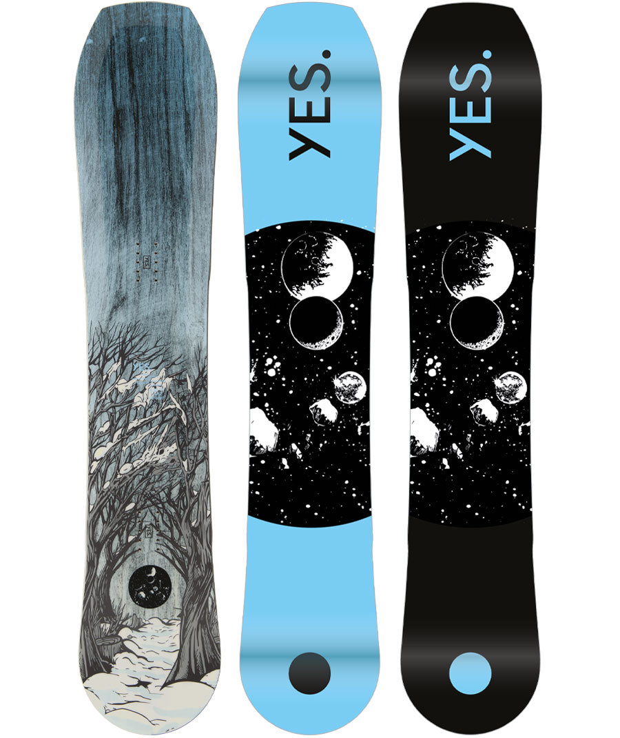 yes 420 snowboard YES Men's Hybrid Snowboard 2023 – The Source Snowboard & Skate