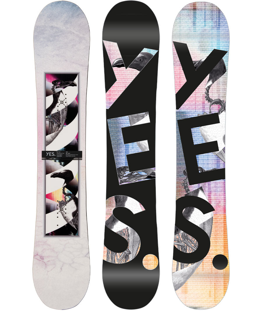 womens yes snowboard YES Women's Hel Yes Snowboard 2023 – The Source Snowboard & Skate