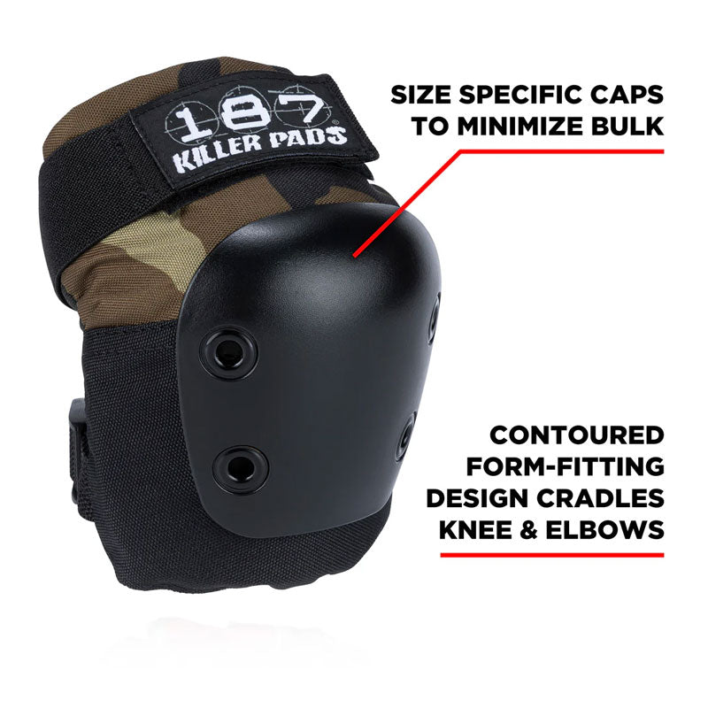 187 Kids' Six Pack Pad Set Camo