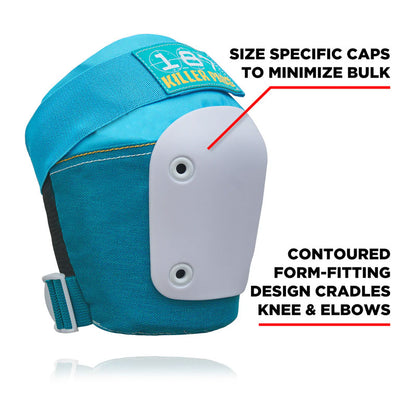 187 Kids' Six Pack Pad Set Teal