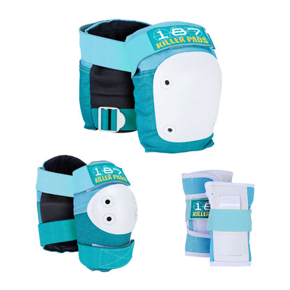 187 Kids' Six Pack Pad Set Teal