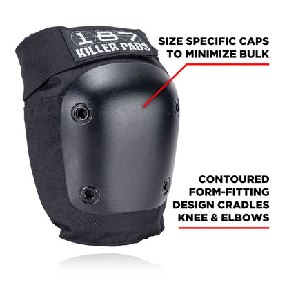 187 Toddlers' Six Pack Pad Set Black