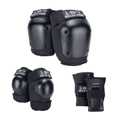 187 Toddlers' Six Pack Pad Set Black