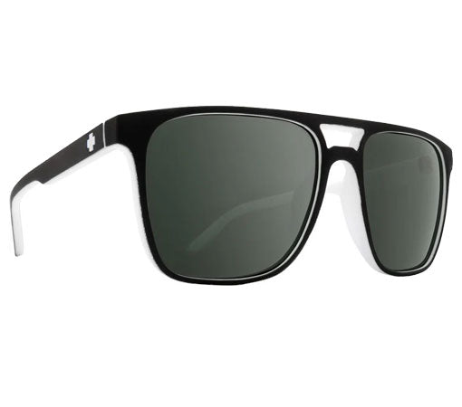 SPY Czar Whitewall - HD Plus Gray Green W/Platinum Spectra Mirror